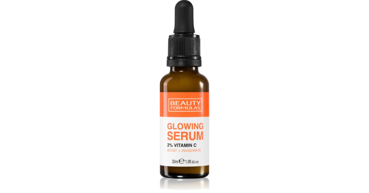 Beauty Formulas Rozświetlające serum do twarzy z 2% witaminą C 30 ml