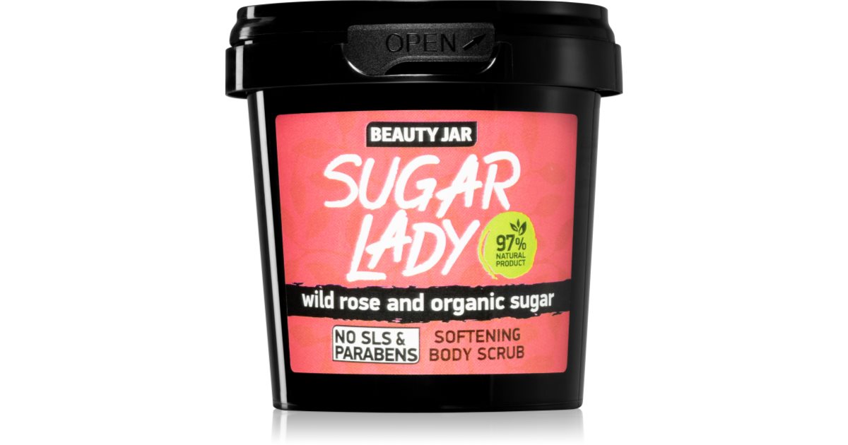 Beauty Jar Peeling do ciała Sugar Lady o zapachu maliny 180 g