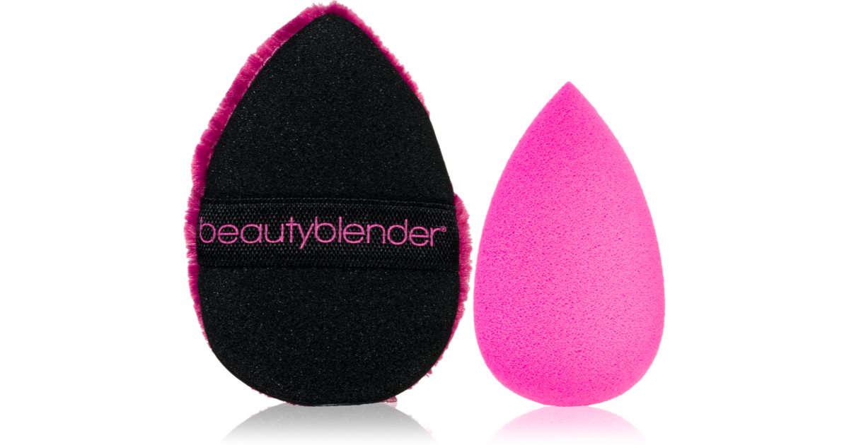 beautyblender® Little Wonders rosa foundation applikator set 1 st foundation svamp + 1 st puder svamp