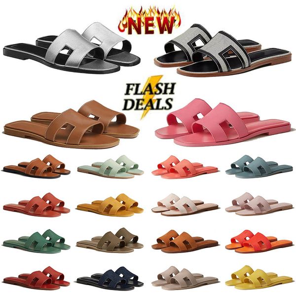 Womens Slippers Fashion S Floral Slipper Leather Rubber sandals famous designer women Summer Beach Shoes Loafers Gear Bottoms heel Sliders