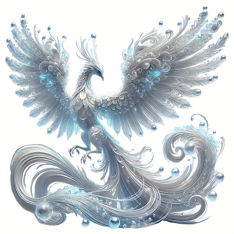 TEMU 6inch White Phoenix Vinyl Decal,car Sticker For Laptop, Bottle, Truck, Phone, Motorcycle, Window, Wall, Cup Decals