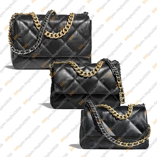 Ladies Fashion Casual Designe Luxury 19 Bag Lambskin Chain Bag Shoulder Bag Crossbody TOTE Handbag Top Mirror Quality AS1160 AS1161 AS1162 3