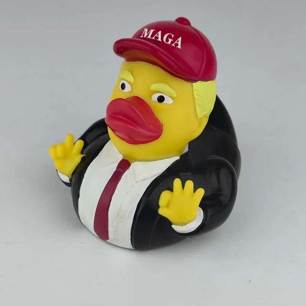 MAGA Trump Cap Ducks PVC Bath Floating Water Toy Funny Toys 0812