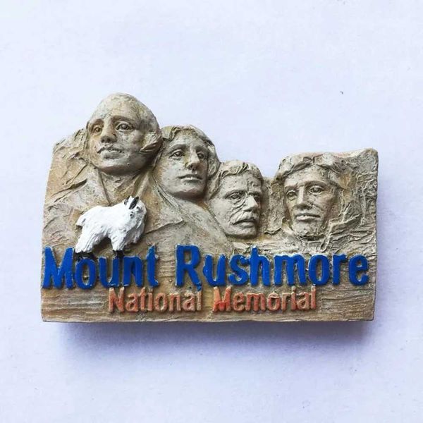 BABEMEMI Mount Rushmore National Memorial South Dakota USA Fridge Magnet Souvenir US Presidential Memorial Refrigerator MagnetsM240808
