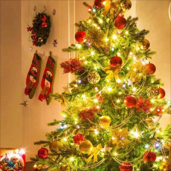 3-5-10m USB LED Curtain String Lights Christmas Garden Fairy Lights Festoon Wedding Home New Year Decoration Christmas Lights Y240927