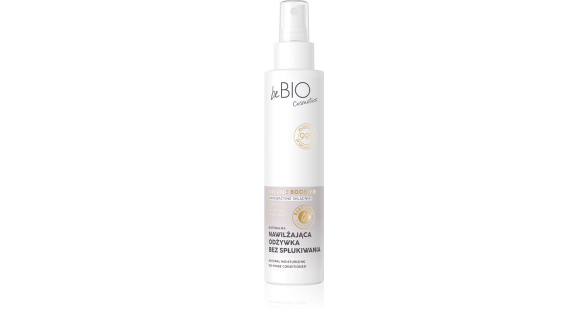 beBIO Leave-in babybalsam til hydrering og glans 150 ml