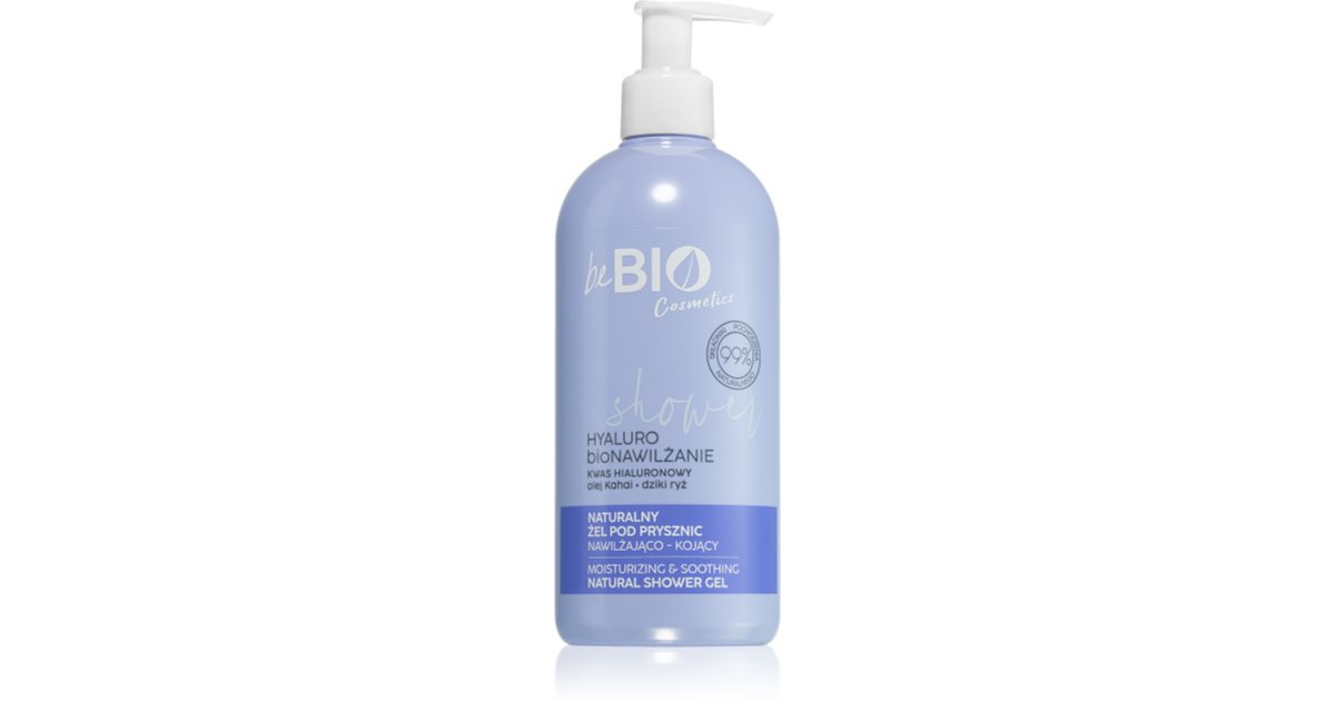 beBIO Hyaluro biofuktende dusjgelé 350 ml