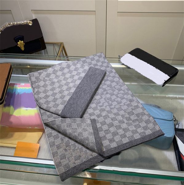 25SS Hat Scarf Set For Men Women Winter 2 Piece Caps Shawl Hats Scarves bonnet pour hommes Wool Beanie Wrap Scarfs Box