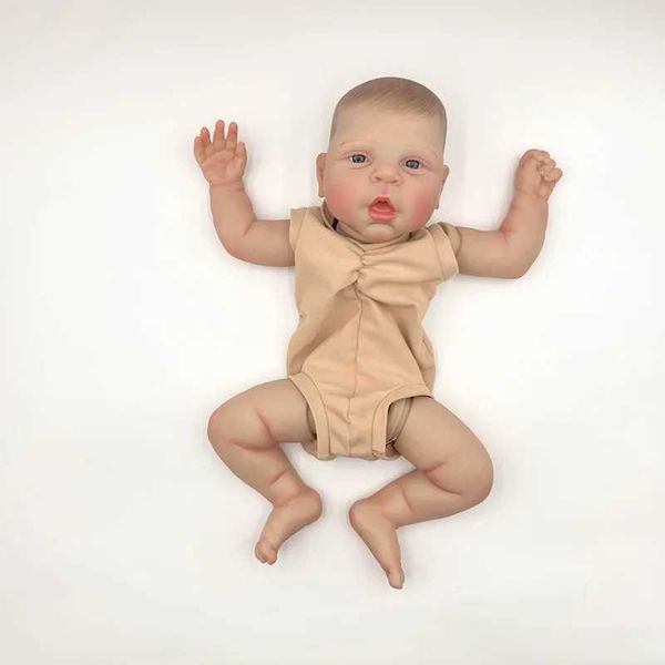 Dolls 19inch Doll Kit Already Painted Kits Estella Very Lifelike Baby Doll with Many Details Veins DIY ToysL24731