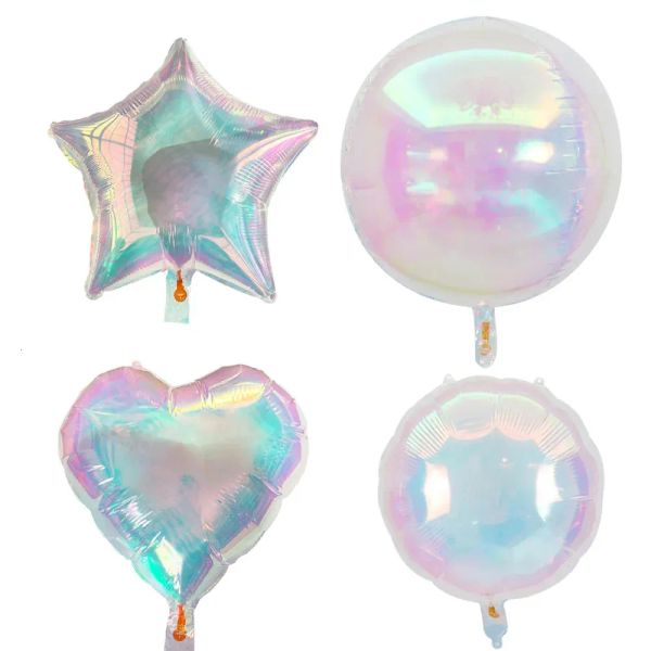 Party Decor Pastel Colored Balloons for Wedding Baby Shower Party Decorations Supplies Heart Foil