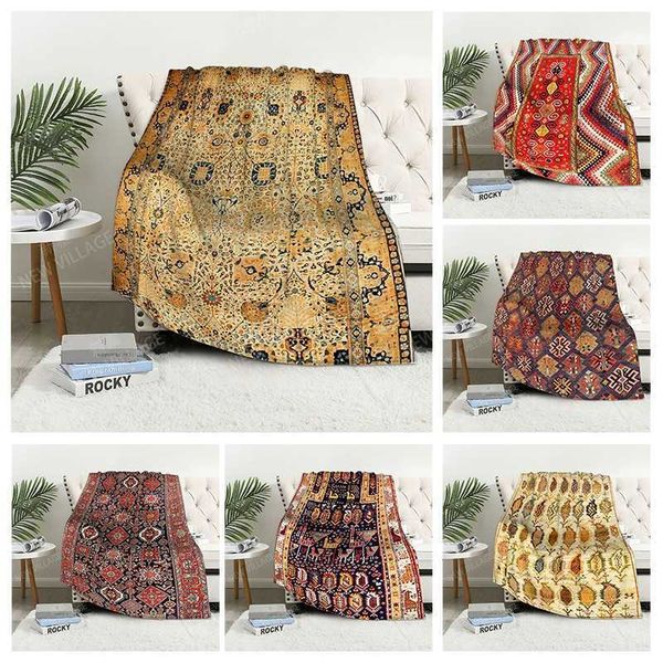 Blankets Plaid sofa for Knee blankets winter bed cover throw blanket Decor boho warm fleece Nordic Vintage Moroccan Soft and hairy W0408