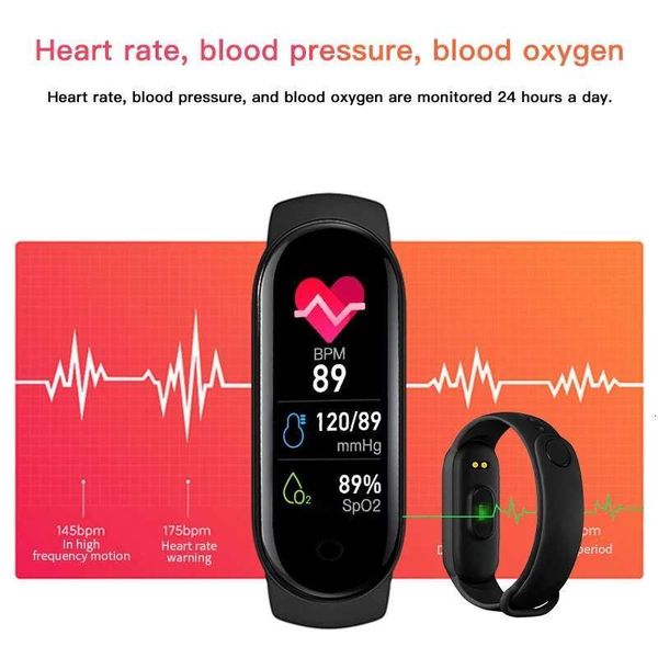 M7 Smartwatch HD Large Screen Magnetic Charging Smart Watch Men Fiess Blood Pressure Heart Rate Monitor Watches for Women