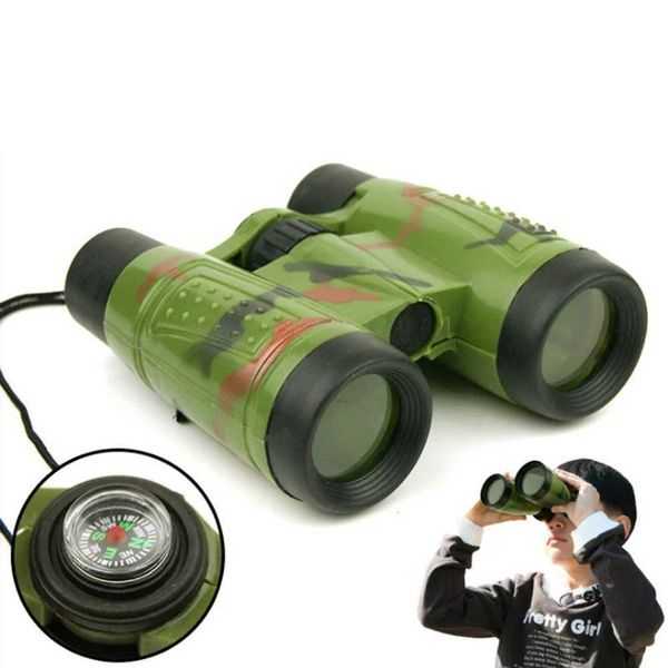 Camo Print Child Telescope Kids Outdoor Games Magnification Toys with Neck StrapXJ241212