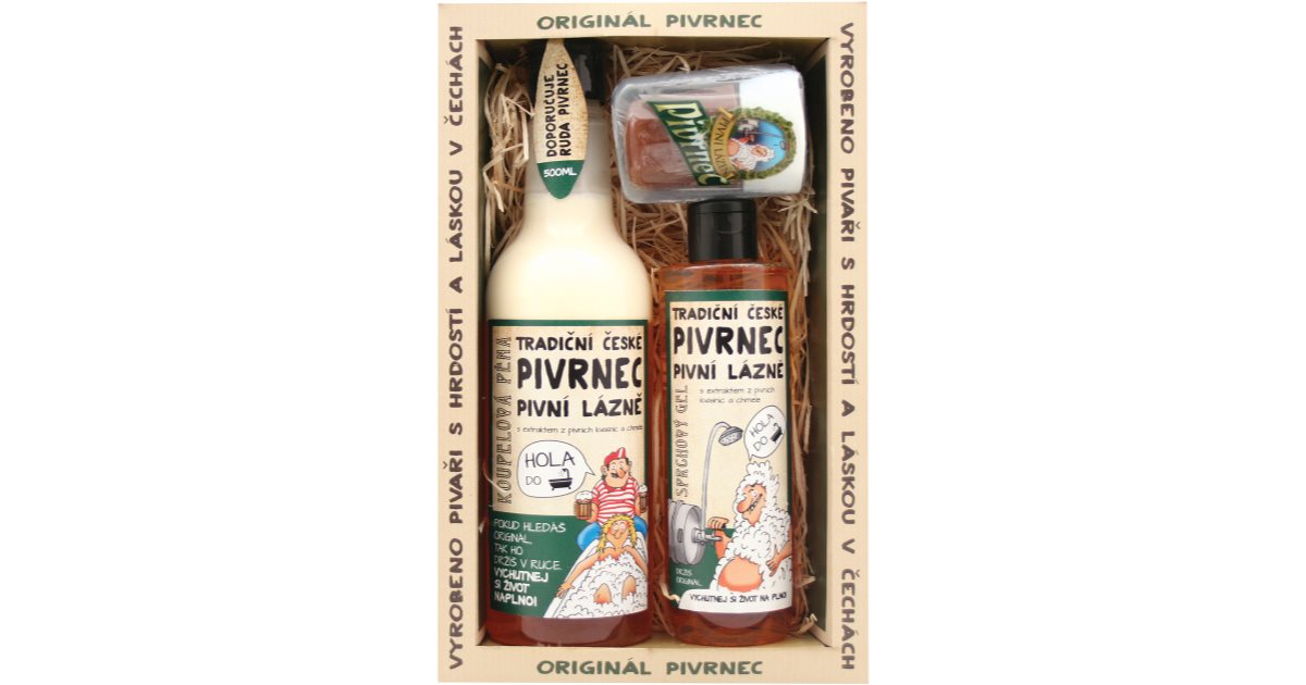 Bohemia Gifts & Cosmetics Gift Set For Men Bath Foam 500 Ml + Beer Shower Gel 250 Ml + Soap 70 G