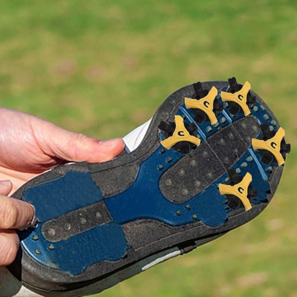 Golf Shoes Spikes 10 Pcs Screw Rotary Golf Shoes Nails Sports Shoes Accessories For Men Women Students Runners Teachers And For