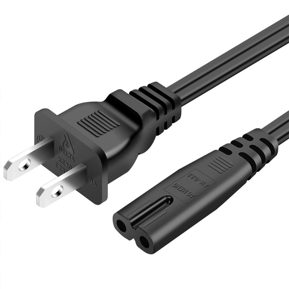 US PUIG Power Cable with Euro Plug 1.2m Length for Computers, Monitors, Speakers TVs (IEC C13)