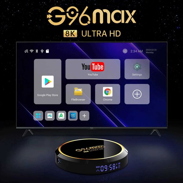 Set Top Box HOT 2024 Smart Home Theater TV Box Bluetooth Android13 Rockchip3528 Wifi6 4K HDR10 Netflix Streaming Media Player Q8 J241120