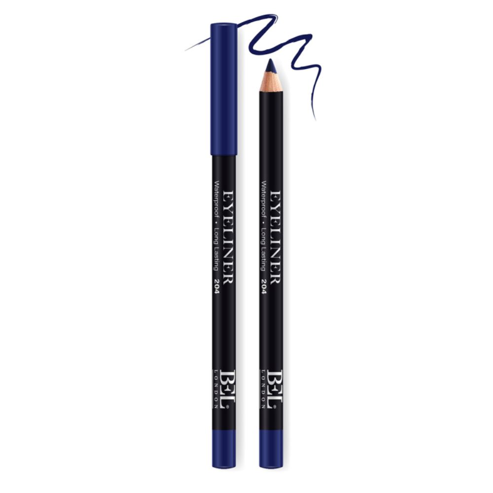 Bel London, Crayon eye-liner gel couleur hydrogéné, waterproof, longue tenue, 204, bleu, 0,78 g