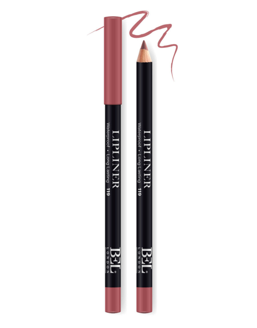 Bel London, Crayon contour des lèvres à l'huile végétale hydrogénée, waterproof, 119, 0,78 g