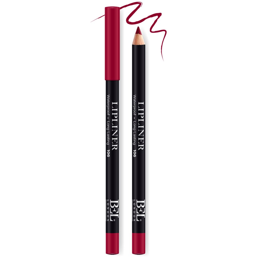 Bel London,Crayon contour des lèvres à l'huile végétale hydrogénée, waterproof, 106, 0,78 g