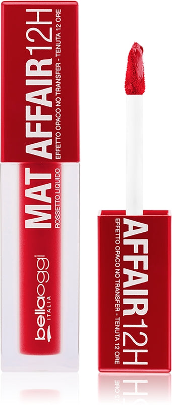 Bellaoggi Mat Affair Liquid Liquid Lipstick Matt Color Red Affair 4,4 Ml