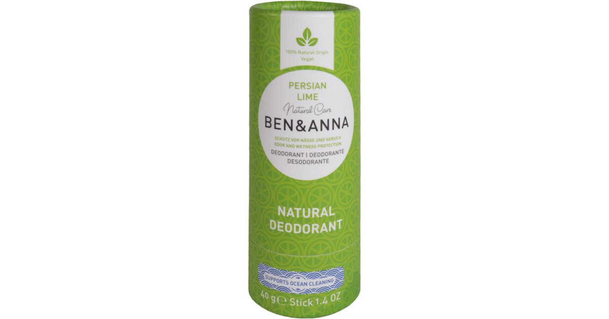 BEN&ANNA Naturlig persisk lime solid deodorant 40 g