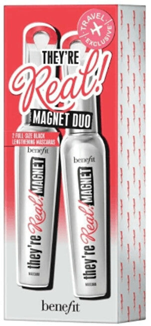Benefit Ekstremt forlængende mascara They're Real! Mascara Duo Sort Magnet 2 x 9 g