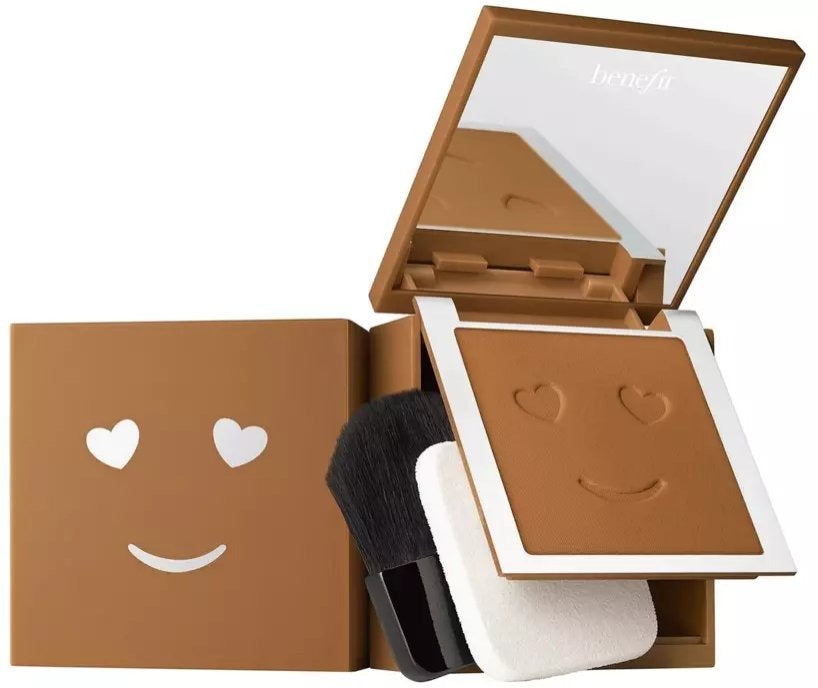 Benefit, Hello Happy Velvet, matte finish, compact foundation, 12 Dark Warm 7 g