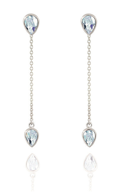 Beneto exclusive Lindos aretes largos de topacio en plata TOPAGUP2719