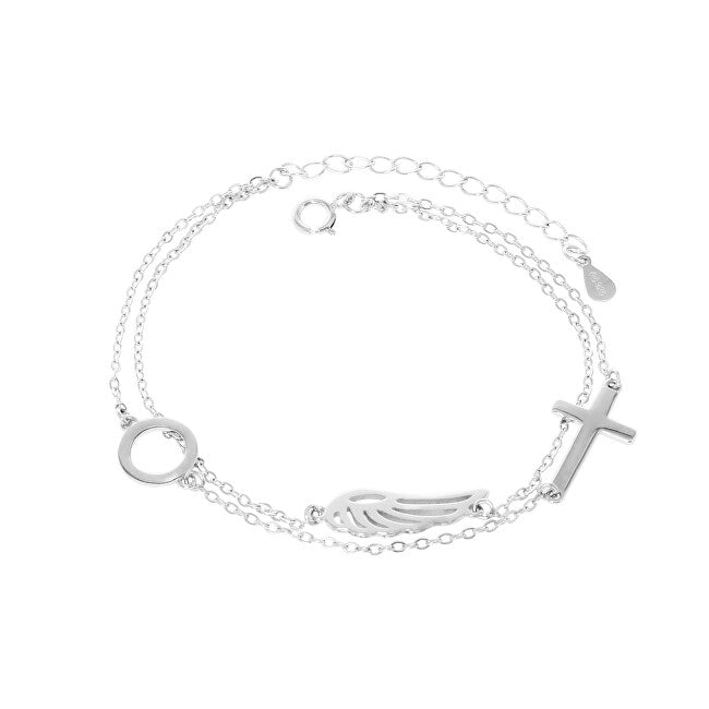 Beneto Brățară dublă Fashion în argint AGB748-21