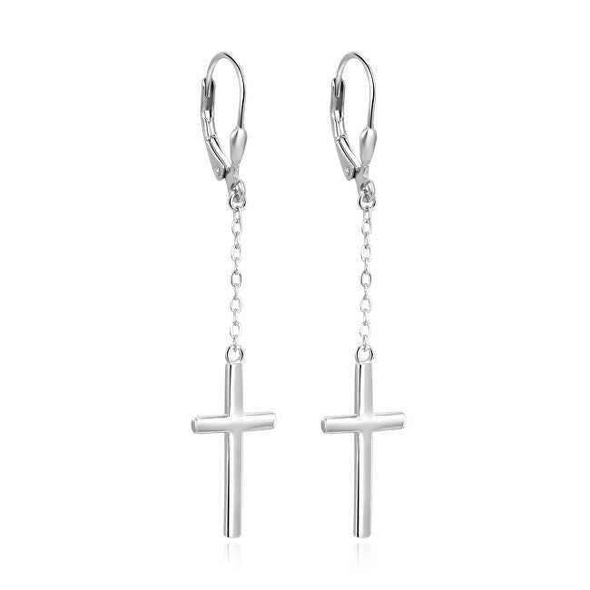Beneto Boucles d'oreilles pendantes assorties en argent AGUC3351
