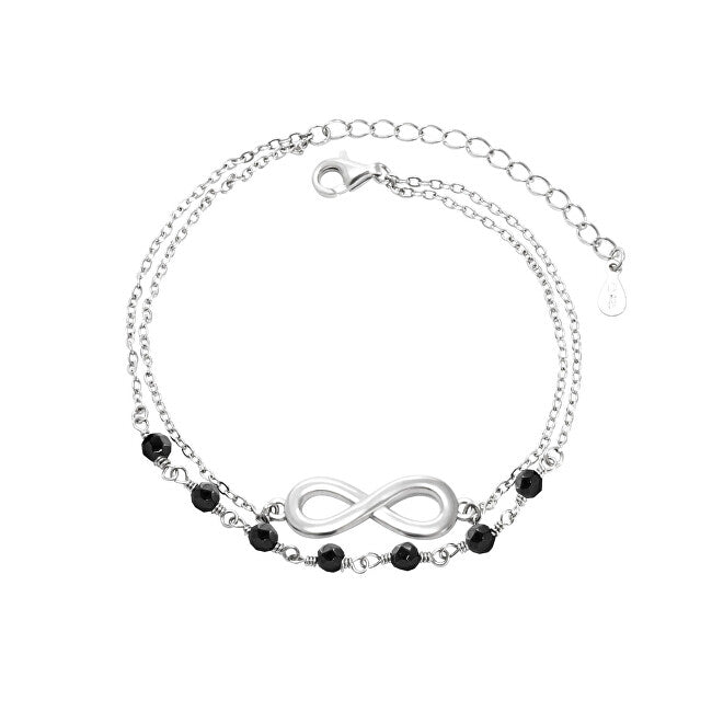 Beneto Matching Silver Infinity Double Bracelet AGB751-21
