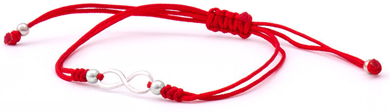 Beneto exclusive Kabbalah Infinity Red Drawstring Bracelet AGB539