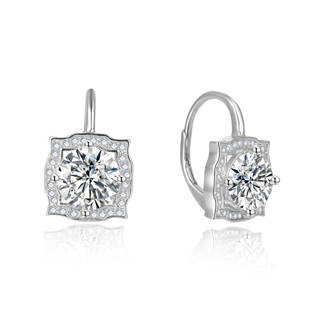 Beneto Silver Glitter Örhängen AGUC2694