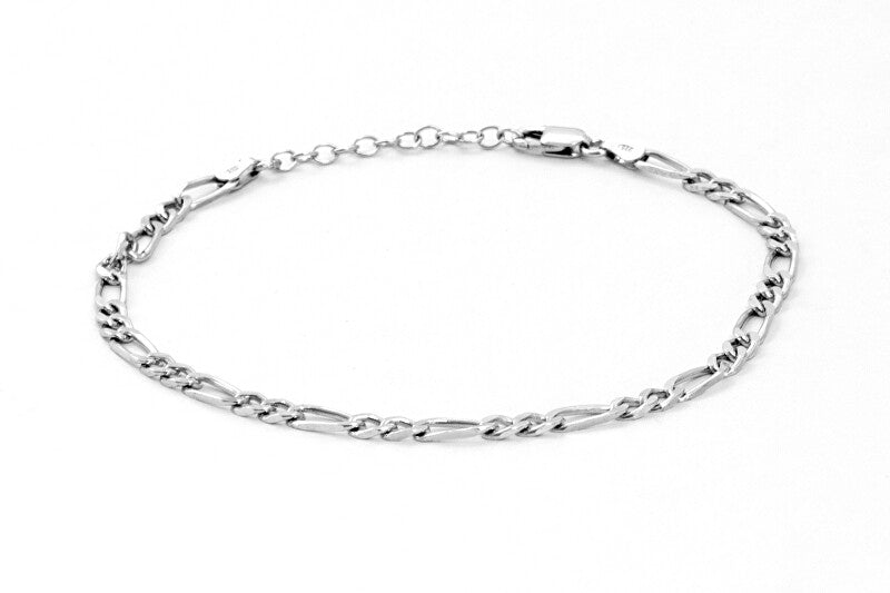 Beneto exclusive Elegant Figaro Silver Bracelet AGB187