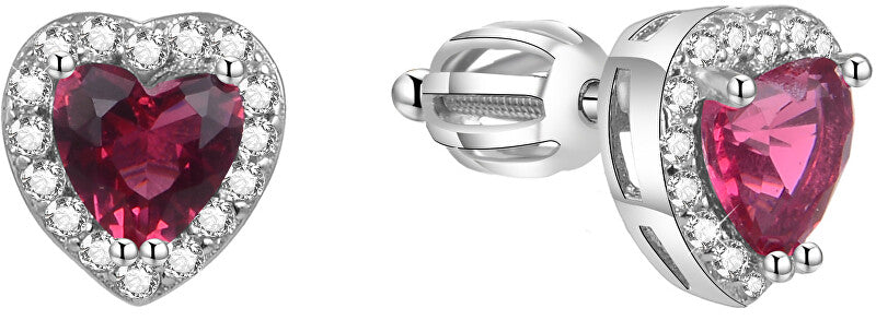 Beneto Orecchini cuore glitter AGUP1488S