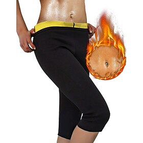 Façonnage du corps Pantalon Amincissant Leggings Capris Des sports Néoprène Yoga Exercice et fitness Bikram Extensible Exercice de Sudation Contrôle du Ventre