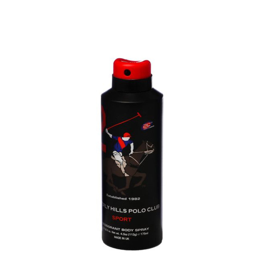 Beverly Hills Polo Club, 1982 - Sport 2, antiperspirant, deodorantspray, til mænd, 175 ml