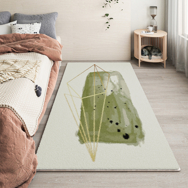 Bedside living room carpet wholesale Wabi Sabi style Nordic foot mat study sofa coffee table bay window bed front carpet