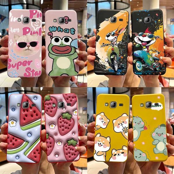 New Arrival Suitable for Galaxy J3 J5 J7 2016 phone case J320F J510F J710F cute bear cartoon frog soft TPU back cover suitable for J5 2016 p