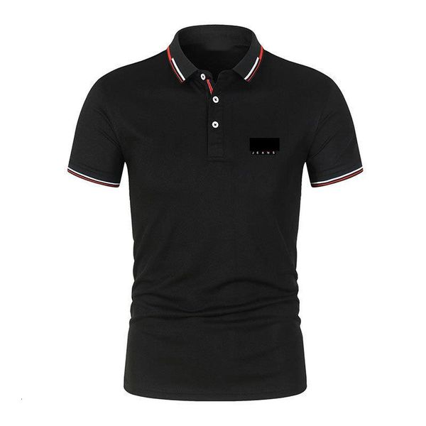 Short Sleeves Euro American Classic Hilfigers Designer Mens T-Shirts Printed Mens Polo Shirt Casual Plus Size Business Stand Up Collar Short