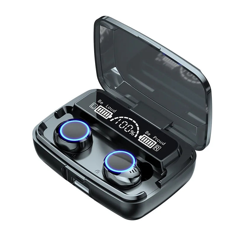 M11 TWS Bluetooth Earphone 5.0 Wireless Earbuds HiFi Stereo in Ear IPX7 Waterproof Headphone 3300mAh Charging Box With Mic