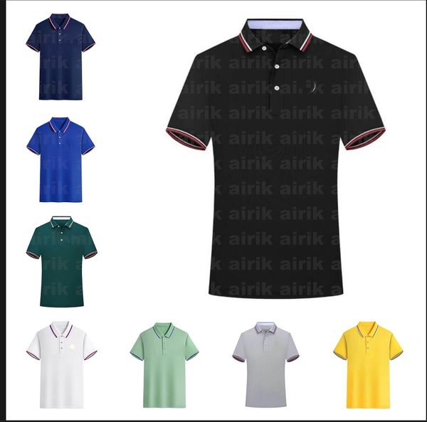Designer Men&#039;s Polos Classical Shirts Men Luxury Polos Casual Mens T Shirt Letter Print Embroidery Fashion High Street Man Tee asian si