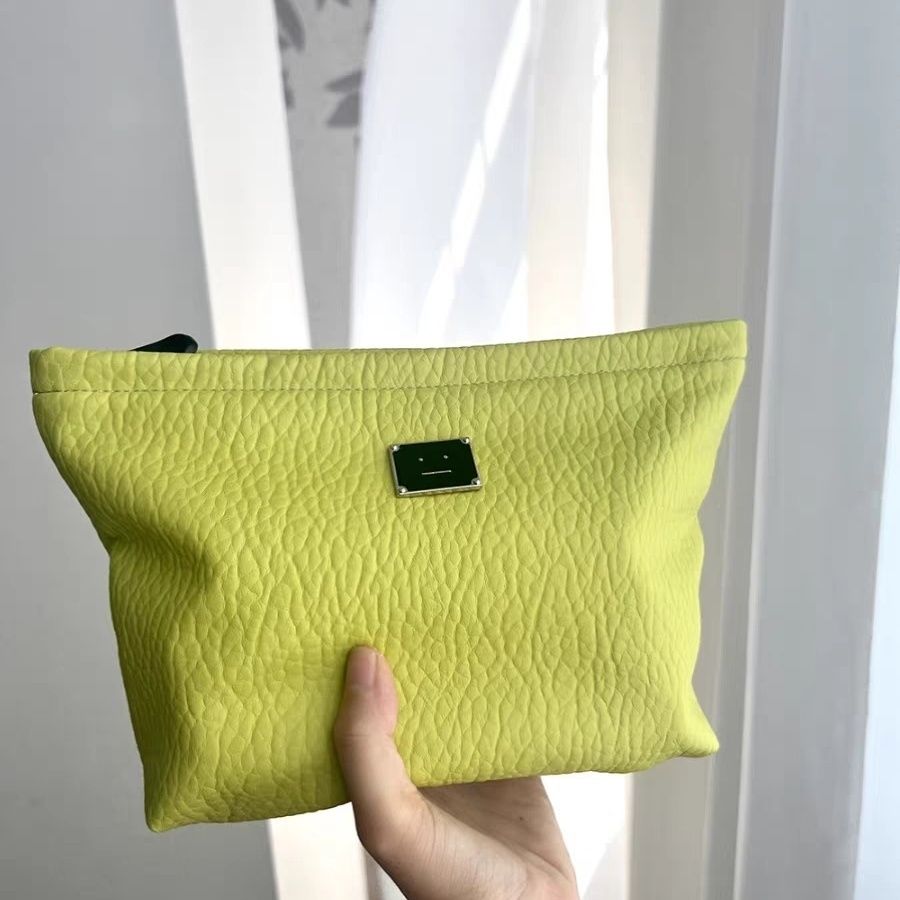 Smiley Face Makeup Bags Designer Womens Clutch Bag Toiletry Wash Pouch Luxury Travel Cosmetic Bags Men Fashion PU Leather Zipper Small Purse Make Up