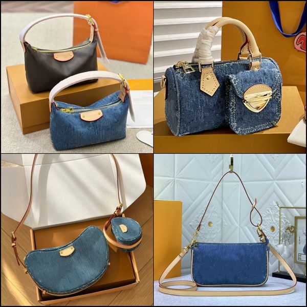 Leather handbag Fashion Designer Handbags Women Jeans Cross body Bags