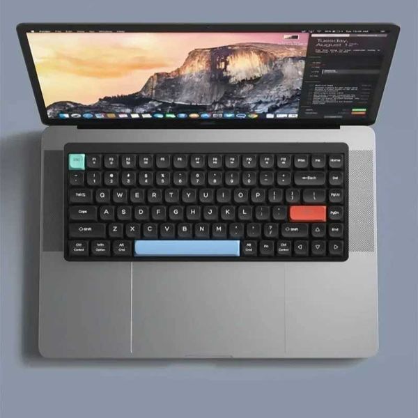 Keyboards Wireless Mechanical Keyboard 2.4G Bluetooth Dual Mode Gaming Keyboard Ultra-thin Low Axis 84 Keys Keypad for PC Tablet Laptop z250