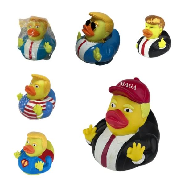 MAGA Trump Cap Duc PVC Bath ating Water Toy Funny Toys Gift