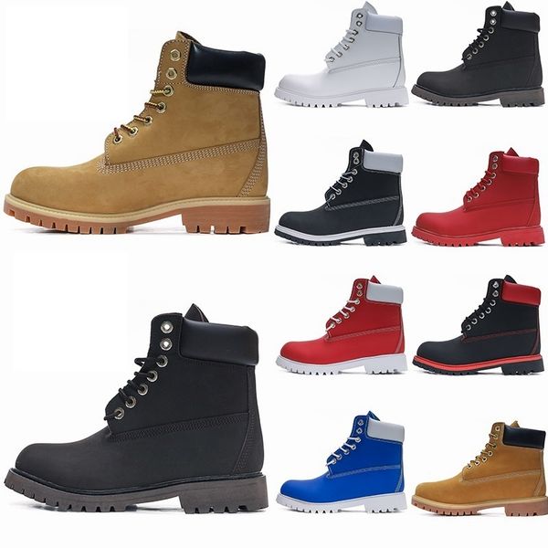 Designer Ankle Boots For Mens Womens Classic Paltform Booties Brown Black Leather Work Out Casual Hiking Shoes Man Autumn Winter Sneakers fu