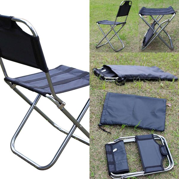 New New 1PC Folding Chair Professional Adults Kids Hiking Camping Barbecue Stable Seat Fitting Outdoor Chairs Tent Accessories