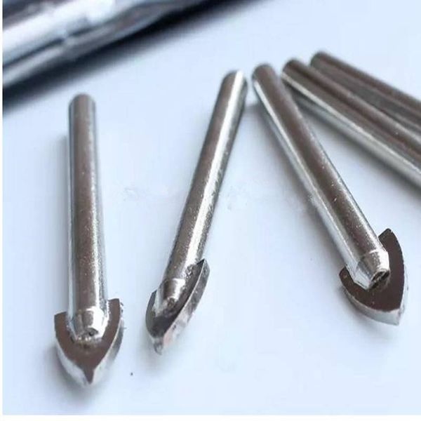 Lowest Price 100pc-lot 6.5mm Tungsten Carbide TCT Glass Tile Drill Bit drill bit set